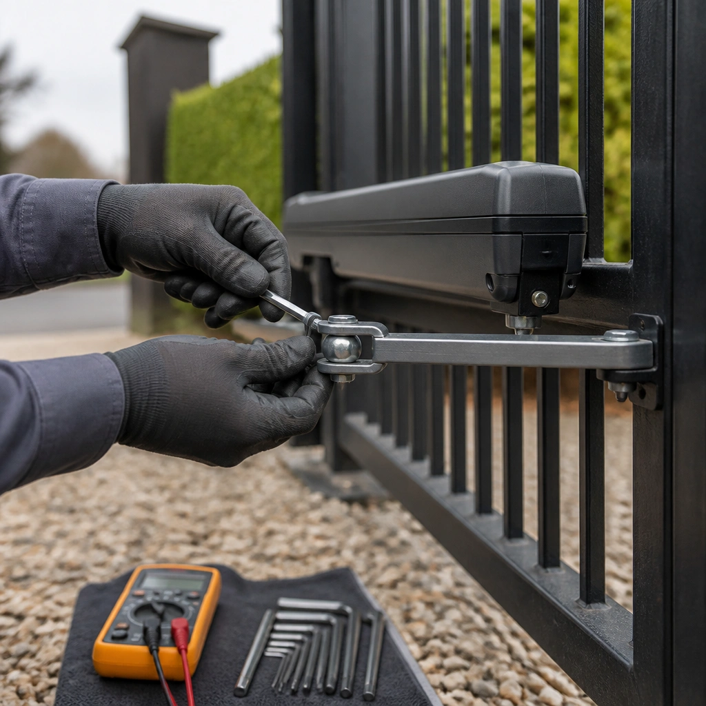 Garage Door Opener Repair & Installation — Above crew on the job