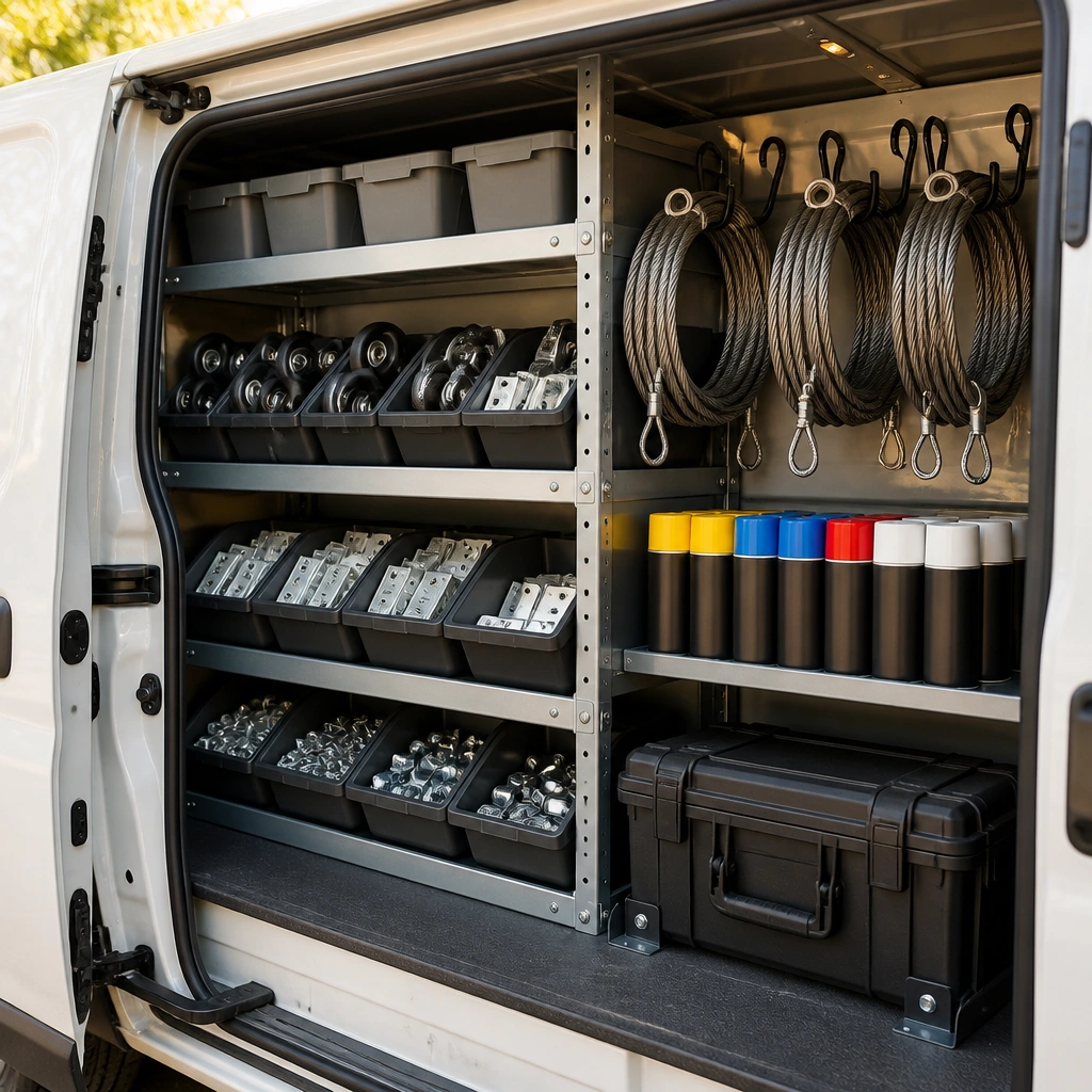 Off-Track Garage Door Repair — Above crew on the job