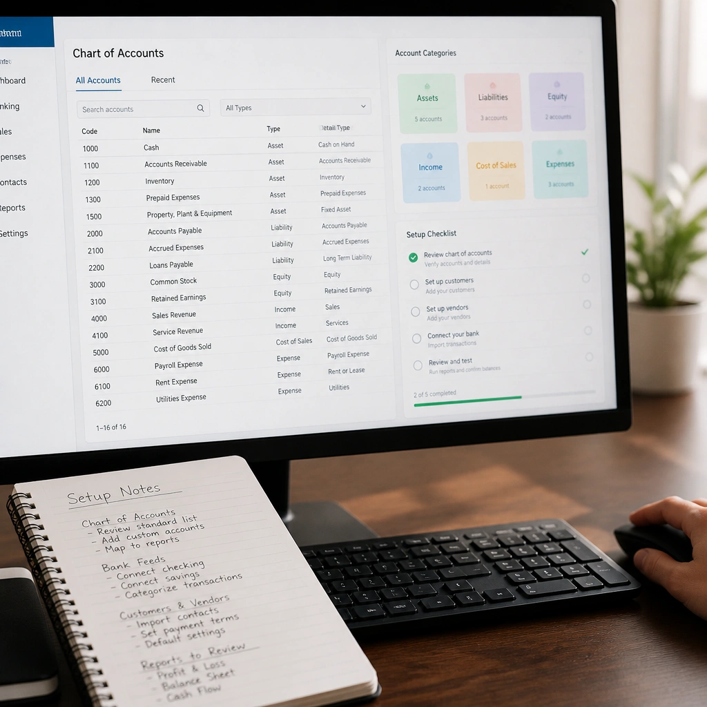 QuickBooks Setup & Chart of Accounts Cleanup