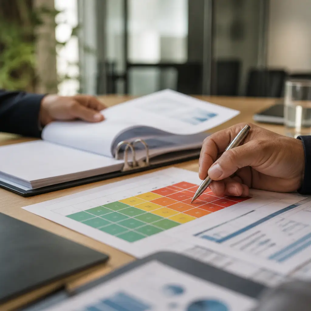Senior advisor in a one-on-one working session with a business owner