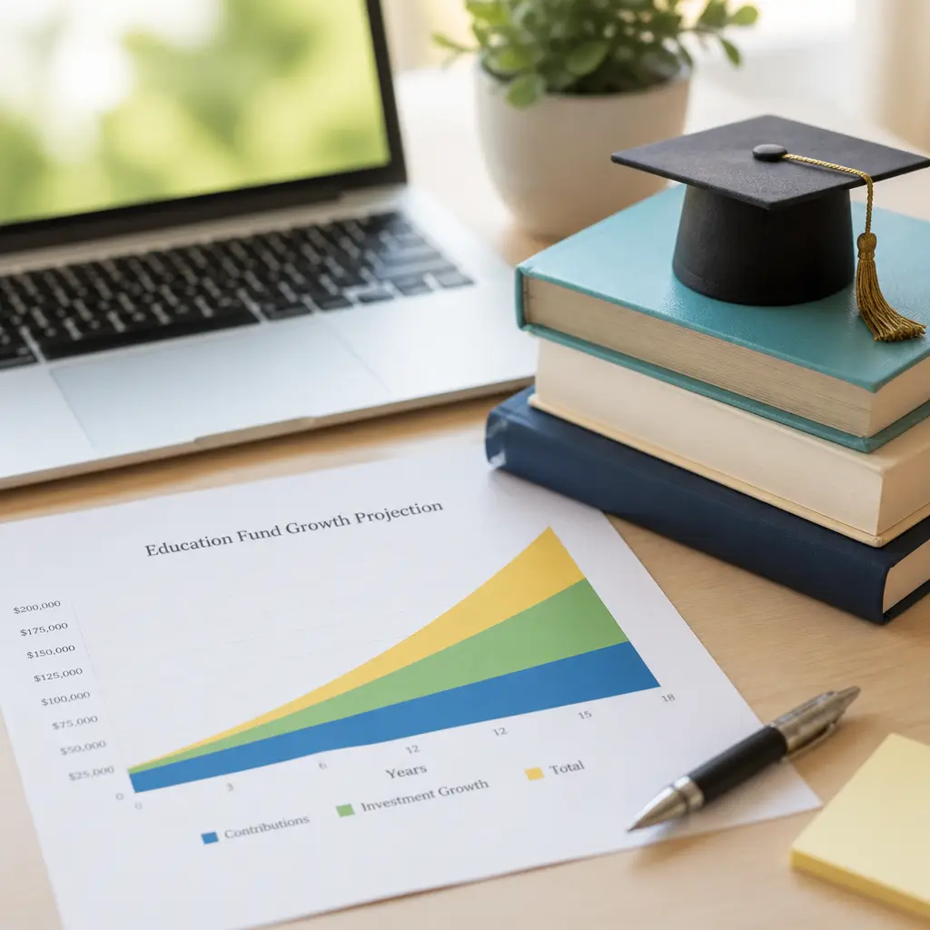 A financial plan reviewed page by page
