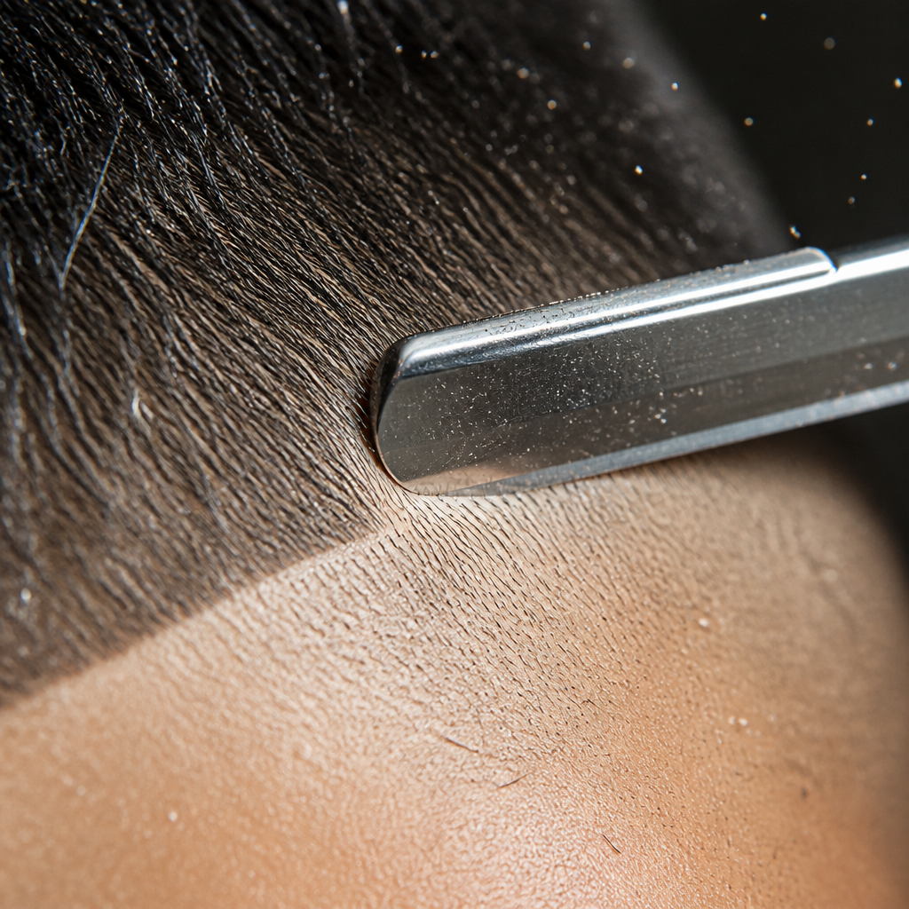 Clipper work on a tight skin fade