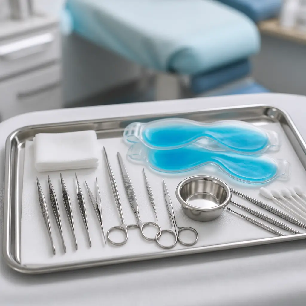 Patient smiling in the consultation lounge