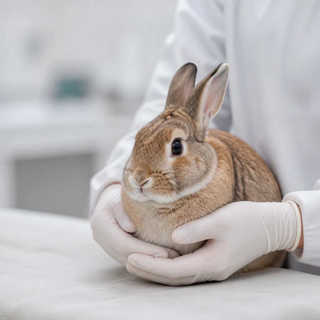 Veterinary dental cleaning being performed in a clinical suite